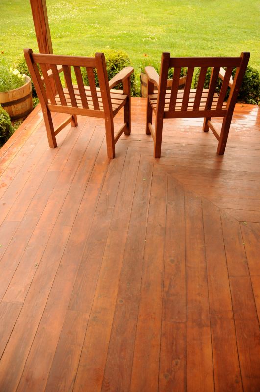 Rustic Wooden Deck